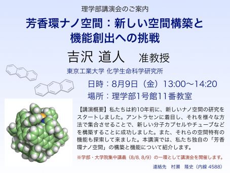 芳香環ナノ空間：新しい空間構築と機能創出への挑戦
